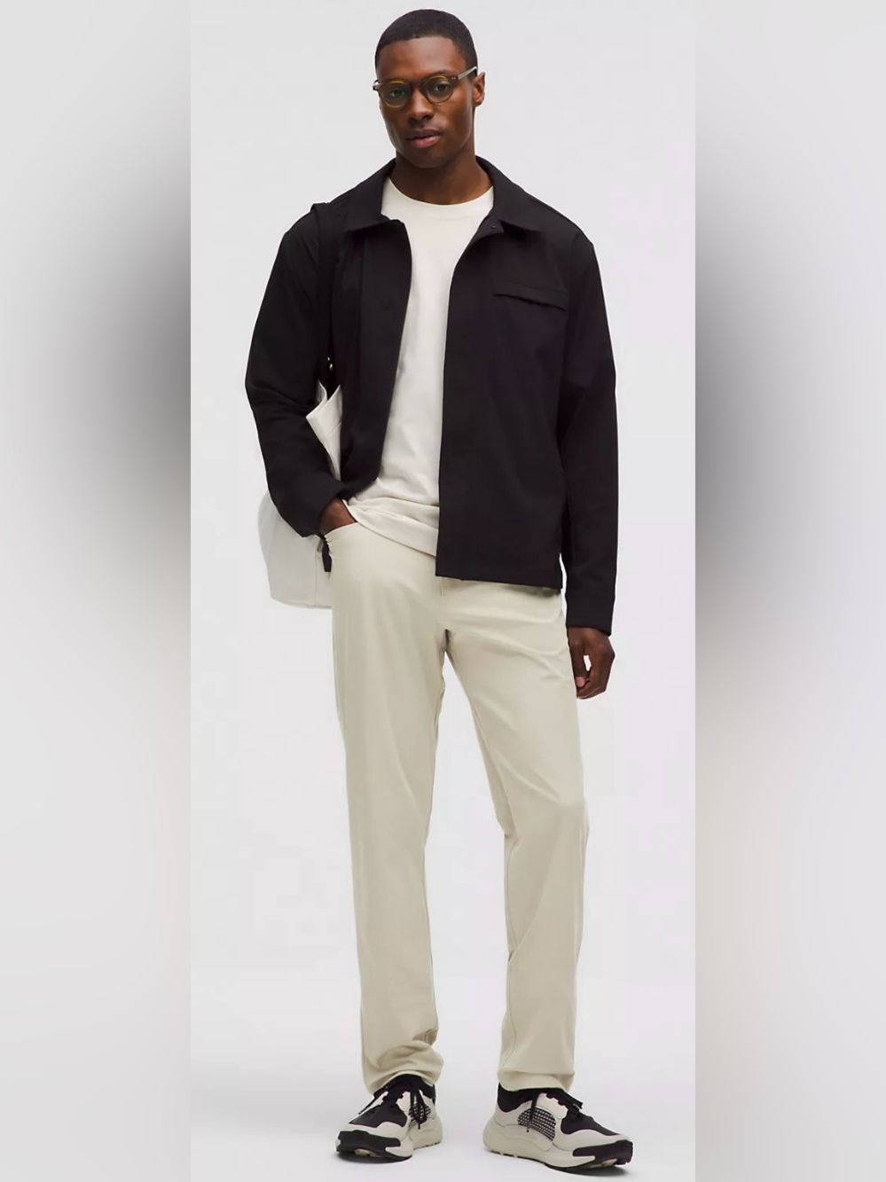 Lululemon ABC Classic-Fit 5 Pocket Pant Size 33 Raw Linen Tan inseam 33”